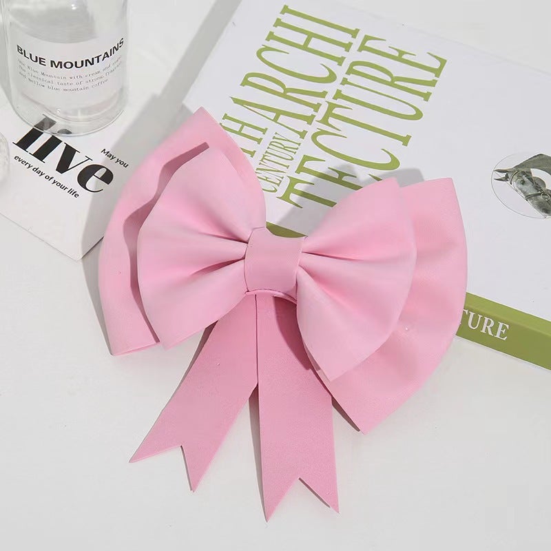 Hug Bucket Bow Decoration Holiday Birthday Gift Box Flower Box Sponge Paper Bow Accessories Finished - Image 1
